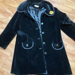 JLopez black quilted 3/4 coat. XL